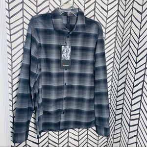 Lululemon masons peak flannel AKKN plaid black